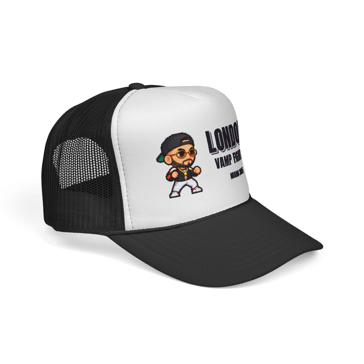 London Player Trucker angled view