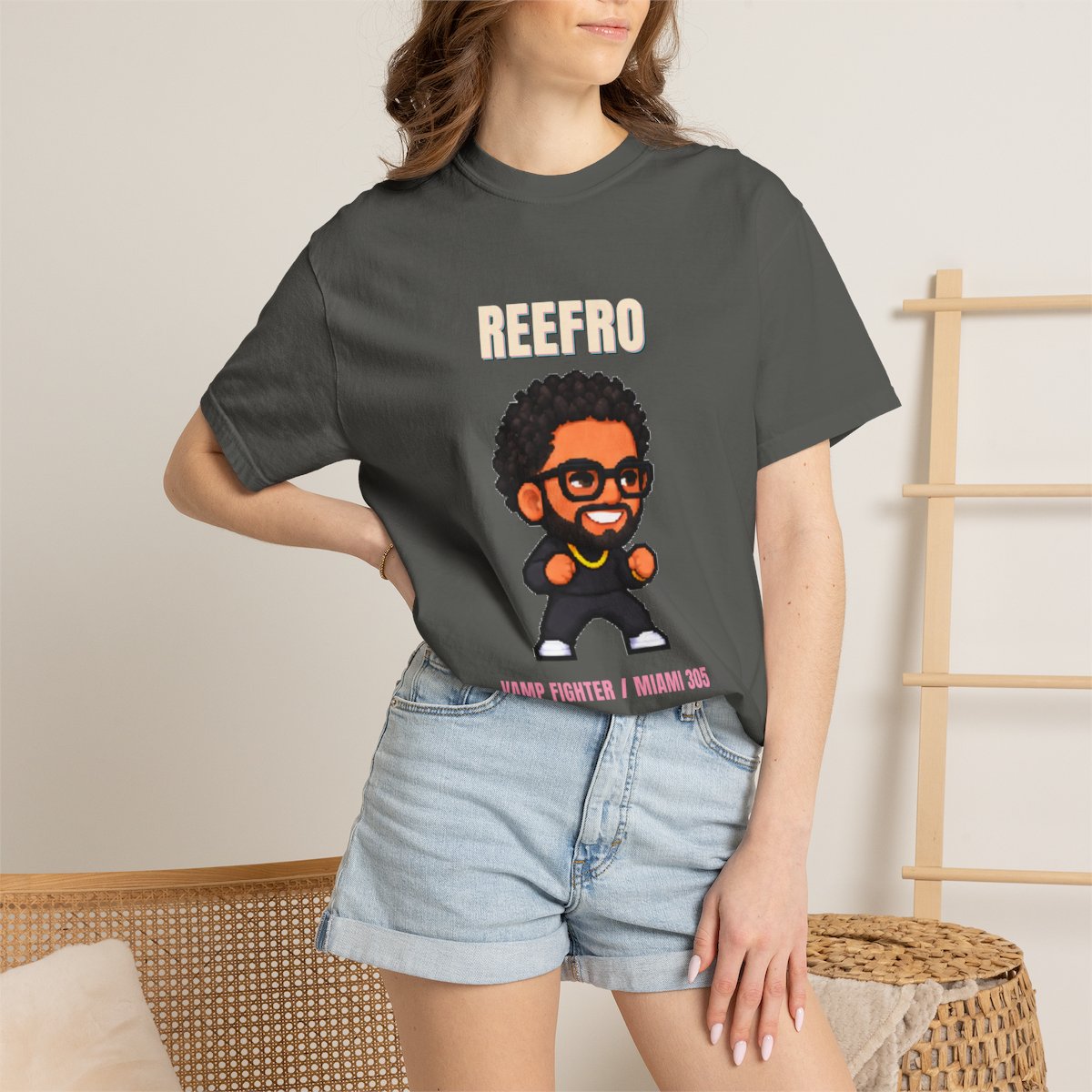 Reefro Player Tee on-model view