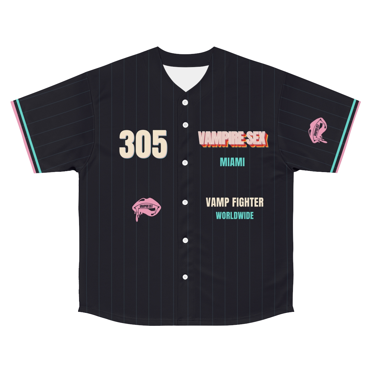Vamp Fighter 305 Baseball Jersey product view