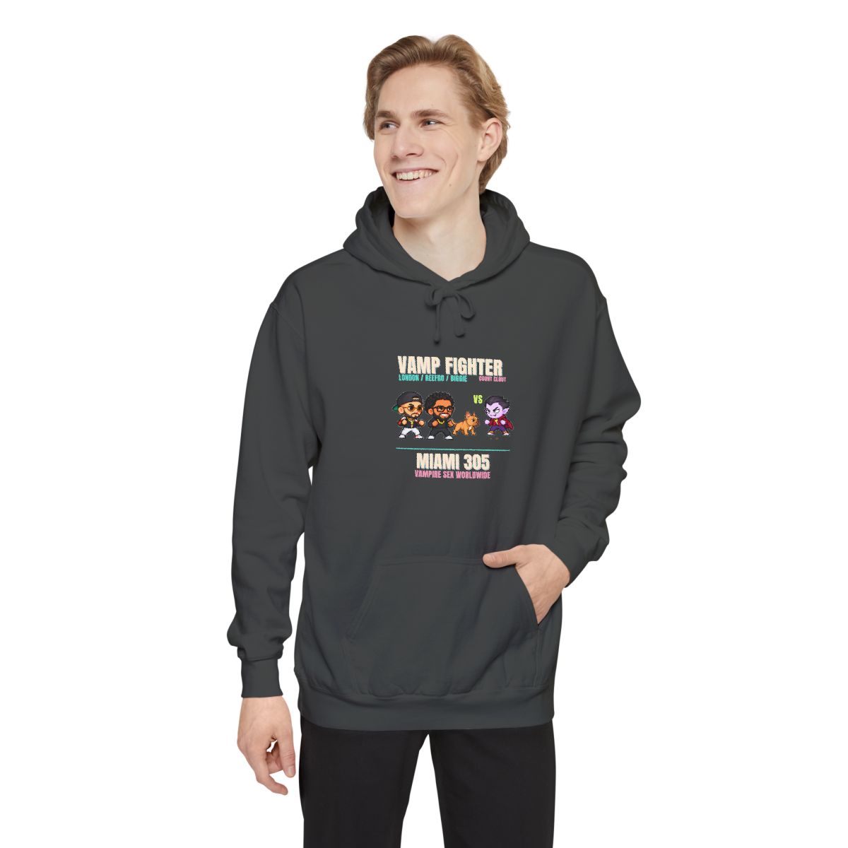 Vamp Fighter Squad Hoodie on-model view