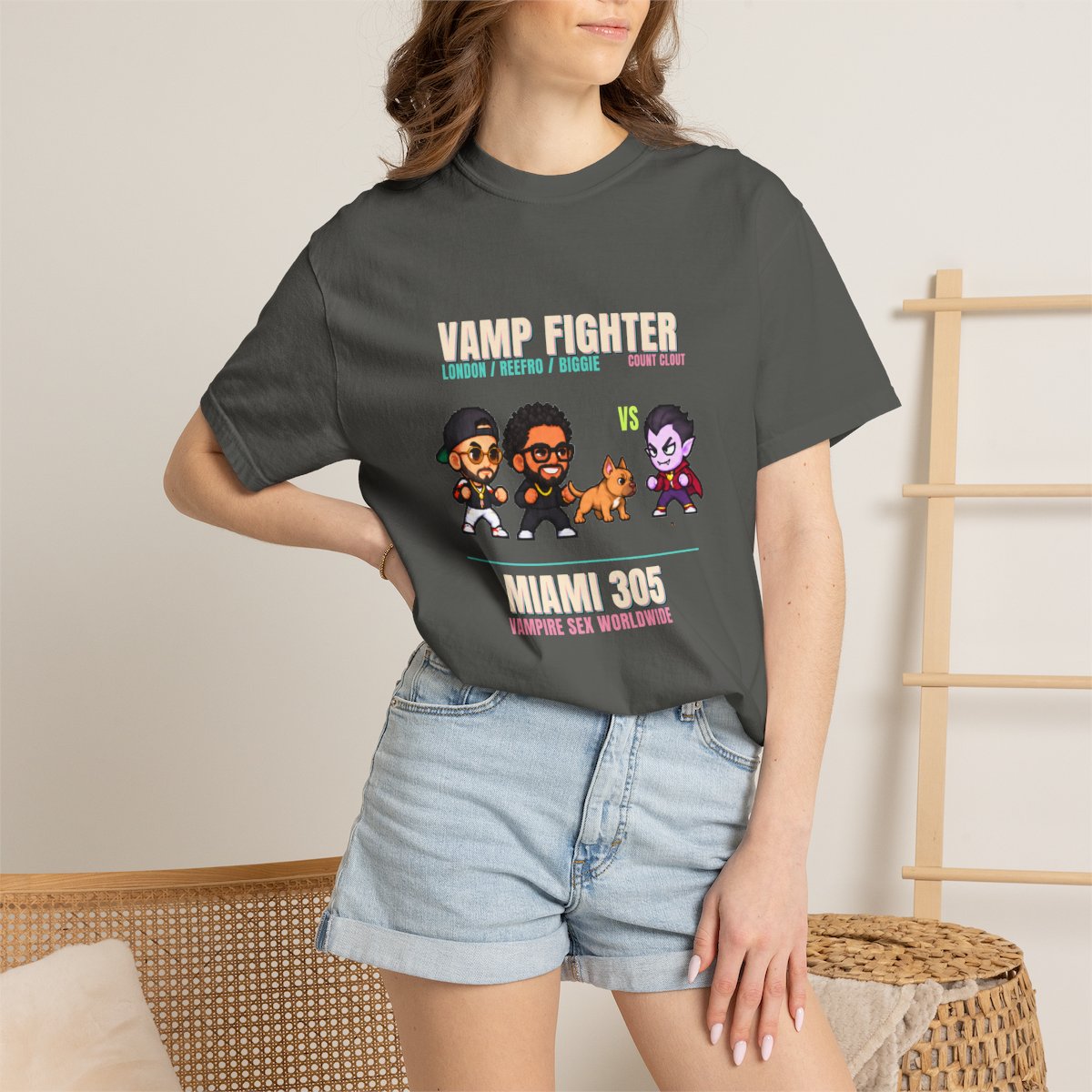 Vamp Fighter Squad Tee on-model view