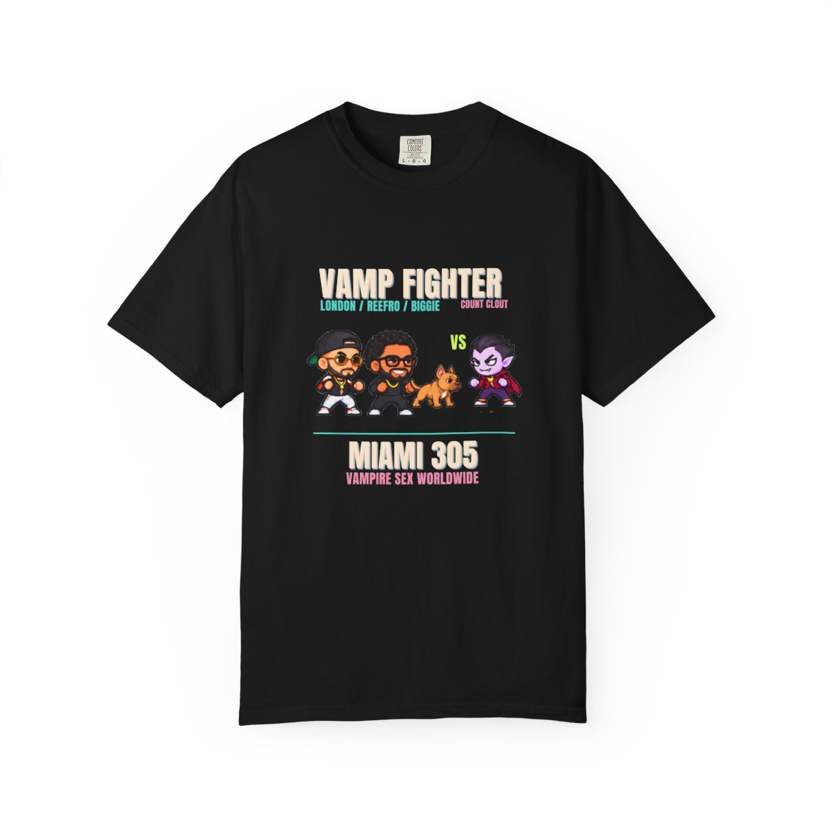 Vamp Fighter Squad Tee Printify product mockup